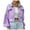 Z01 Purple, variant on HOWPAY Barn Jackets for Women Cropped Button down Oversized Lapel Collar Long Sleeve Coats with Pockets Vintage Solid Color Casual Outerwear Fall Winter Clothes Black L