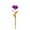 Purple, variant on Roiihwy Gold Foil Rose – Never Wilt Artificial Rose with Gold Leaves, Valentine’s Day Birthday Gift for Girlfriend Wife Red 9.8x3.1in