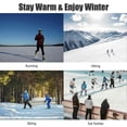 thumbnail image 4 of 2PCS Men Winter Thermal Underwear Fleece Lining Thick Warm O Neck Long Sleeve Top Pants Long Johns Set, 4 of 5