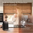 thumbnail image 3 of Lasko MyHeat Max 9" Portable Ceramic Space Heater with Timer, 1500W, Black, CD09100, 3 of 8