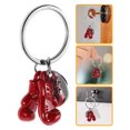 thumbnail image 1 of Phenofice Boxing Gloves Pendant Keyring Metal Plastic Multi Motivational Reminder For Everyday Use 1Pack, 1 of 8
