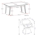 thumbnail image 3 of Simpli Home Marana / Draper 7-Piece Dining Set, 3 of 14