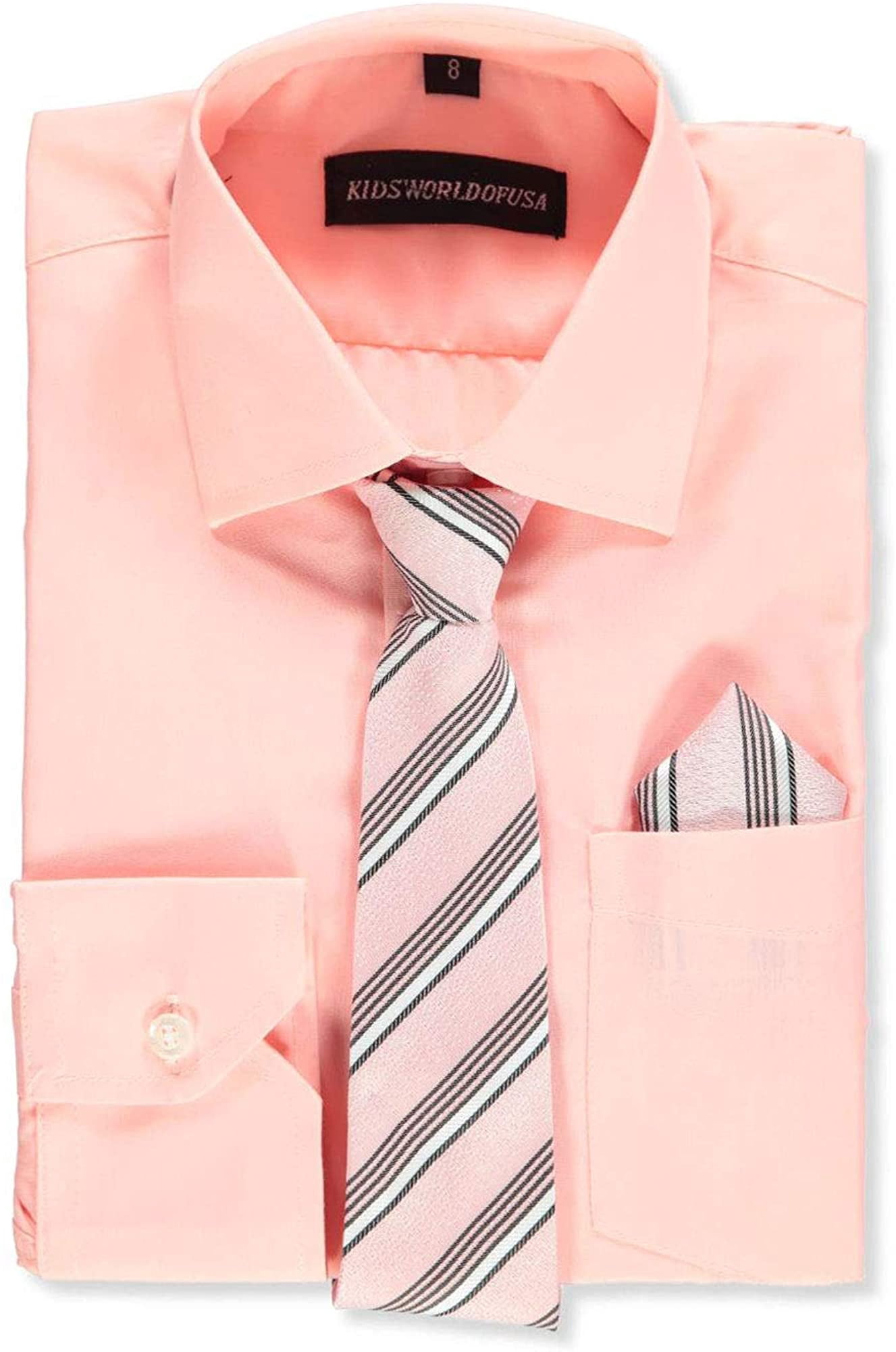 Kids World Boys Dress Shirt with Accessories Walmart Canada