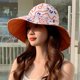 thumbnail image 2 of Sombrero de pescador para mujer Reversible: Sombrero de pesca con letras bordadas Sombrero de safari Sombrero para el sol, 2 of 6