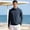 Navy, variant on Unisex Wide Brim Safari Hat with Snap Button Design and Windproof Cord Featuring Lightweight Quick Dry Fabric for Mountain Climbing Gardening Boating Gray M
