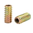 thumbnail image 3 of Wood Furniture Fixing Threaded Insert Nut E-Nut Bronze Tone M8x30mm 10pcs, 3 of 3