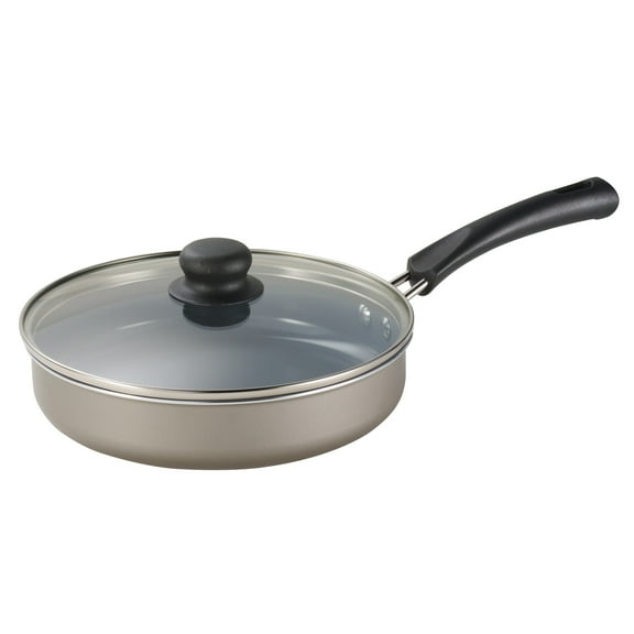 Tramontina 10 In Champagne Nonstick Covered Deep Saute Pan