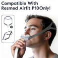 thumbnail image 2 of 2-Pack Air Fit P10 Headgear Strap,CPAP Headgear Replacements compatible with P10 Nasal Pillow Mask,with 6 Adjus, 2 of 5
