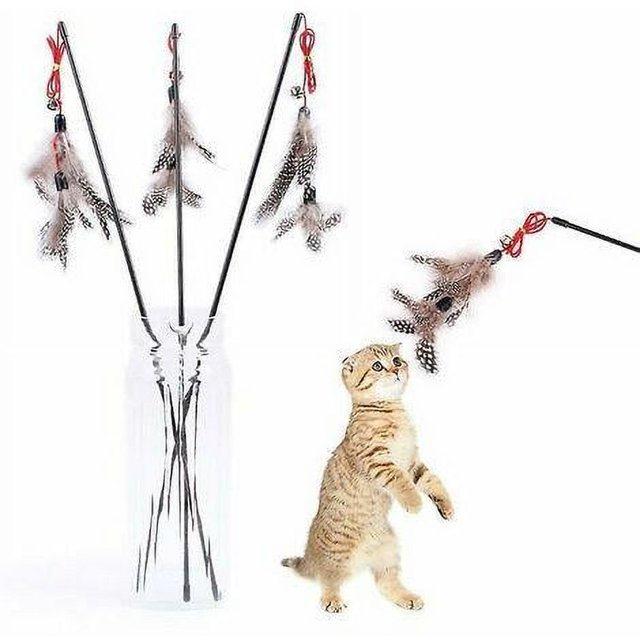 Interactive Cat Toy With Natural Bird Feather, Retractable Feather Wand For Safe And Engaging Suction Cup Pet Toy Fun, Enhance Oral Health Through Playful Interaction