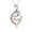 Multicolor, variant on FENGGHAO Mothers Day European American Diamond Encrusted Heart Pendant Necklace Alphabet Mom Love Jewelry Adjustable Choker Gift