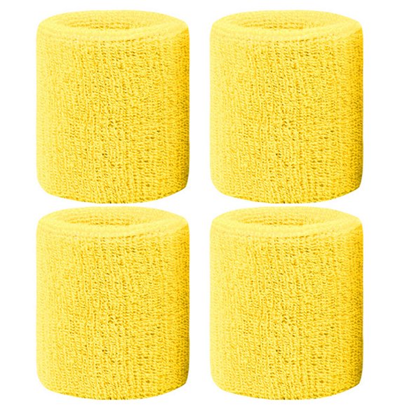 Bangcool Sports Wristband Protective Professional 4PCS Wrist Sweatband Tennis Wristband