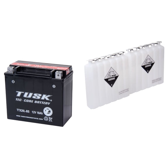Tusk Tec-Core Battery with Acid TTX20LBS Maintenance-Free for Can-Am Maverick R Max X 2025