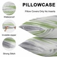 thumbnail image 5 of Sage Green Grey Ombre Lumbar Pillow Covers 20x12 Inch Set of 2, Abstract Art Oil Painting Modern Waterproof Outdoor Pillow Covers, Decorative Cushion Pillowcases for Couch, Sofa, Bed, Garden, Patio, 5 of 9