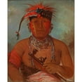 thumbnail image 3 of George Catlin 15x18 Black Modern Framed Museum Art Print Titled - George Catlin, Wige-Ker-Ru-Law, He Who Excangents (1832), 3 of 5