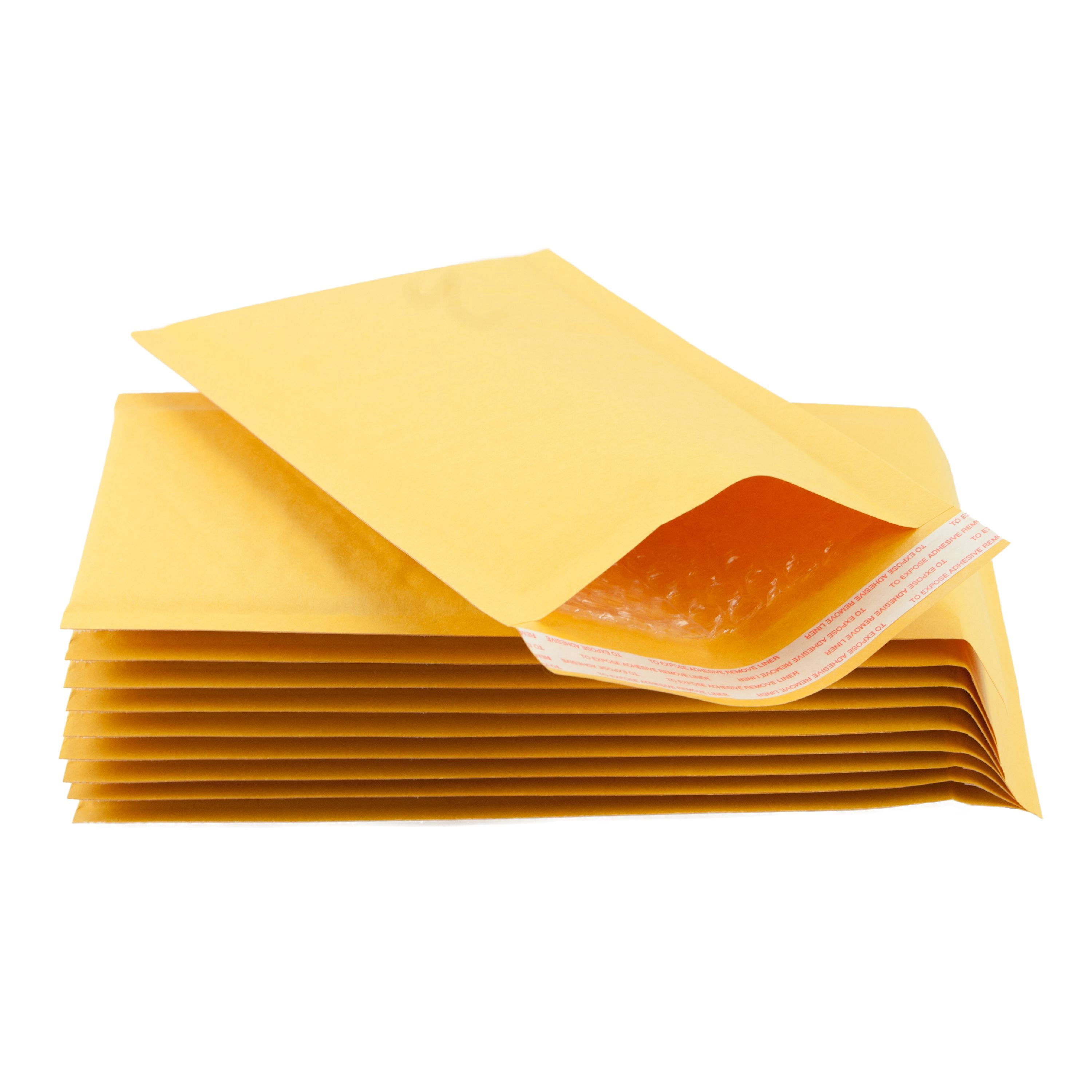 StarBoxes 200 Kraft Bubble Mailers 9.5x14.5" - #4 Self-Sealing Padded Envelopes