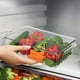 thumbnail image 4 of Contenedores herméticos para almacenar alimentos, organizadores para refrigerador con tapas, cajas de plástico transparente para despensa de cocina, para frutas, verduras y sobras., 4 of 6
