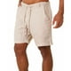 thumbnail image 1 of pstuiky Pantalones cortos para hombre, Pantalones cortos de algodón y cordón para hombre, pantalones casuales, pantalones cortos capri Pantalones cortos de baloncesto, 1 of 2