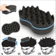 thumbnail image 2 of Cepillo de pelo de barbero ondulado, esponja, herramienta para rastas, afro, rizos retorcidos, trenzas en espiral, 2 of 5