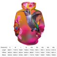 thumbnail image 2 of Hummingbird Floral Garden-1 Men's Women New Sweatshirt Hoodie Men's Plus Size Sweatshirt Hooded Sweatshirt 3d Printed Street Men's Cloth, 2 of 6
