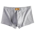 thumbnail image 6 of Xunlbb Men's Boxer Briefs Fashion Solid Breathable Close Fitting Underpants Lightweight Quick Dry Comfortable Briefs Plus Size 4-Way-Stretch Mens Underwear Summer Inner Fit, 6 of 7