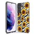thumbnail image 3 of MUNDAZE Samsung Galaxy S21 Ultra White Zebra Sunflowers Polkadots Double Layer Phone Case Cover, 3 of 5