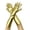 Gold, variant on Ljudmp Womens Shiny Metallic Long Gloves Full Finger Opera Gloves for Rave Party Costume Performances Wedding Evening Prom Black