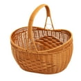 thumbnail image 4 of Cesta de mano, cesta de almacenamiento con asa, cesta tejida para sala de estar, cocina, bebé Grande, 4 of 9