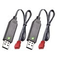 thumbnail image 1 of 3.7V USB Charging Cable with 2-Pin JST Plug Compatible with Remote Controlled Car, Airplane, RC Tank Boat and Other Remote Controlled Toys for Universal 3.7V Lipo Battery (2), 1 of 6