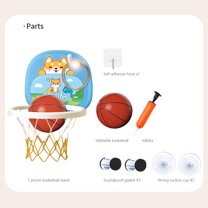 YUNAFFT Toddler Basketball Hoop Indoor,Mini Kids Basketball Hoop with Sticky Dart Board Toddler Toys,Birthday Gifts for 1-3 Year Old Boy