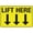 Warning Sign 2, variant on Life Is Better In Thongs Reflective Aluminum Sign - 8"x12", UV Protected, Waterproof, 4 Pre-Drilled Holes - Beach House, Pool Area, Resort, Patio