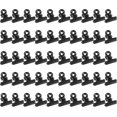 thumbnail image 1 of 50 Pieces Metal Hinge Clips, Black Bulldog Clips With Strong Spring 22mm Metal Letter Clips Small Paper Clip Clamp For Files Food Bags Photo, 1 of 4