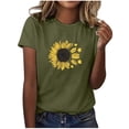 thumbnail image 1 of Blouses pour Femmes,Shorts pour Femmes,Blouse à Manches Courtes Imprimée pour Femmes, T-Shirt Drôle à Col Rond,Blouses pour Femmes Mode,Blouses à Manches Courtes pour Femmes, 1 of 5