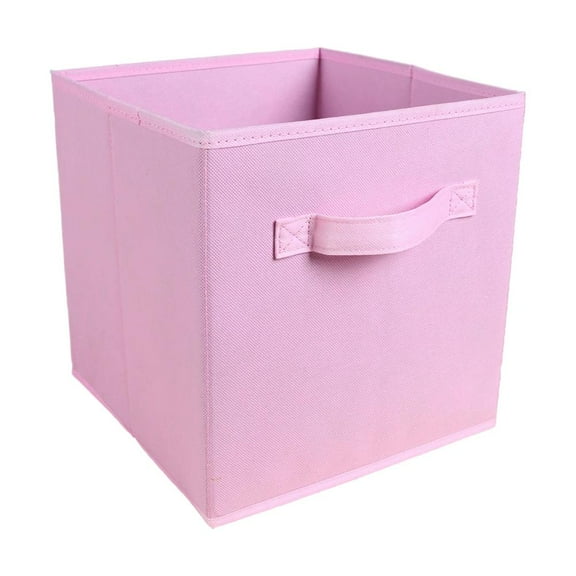 QHUDLV Storage Cubes, Open Storage Bins with Handles, Foldable Fabric Collapsible Cube Organizer Bins for Closet, Bedroom, Kids Room, and Living Room