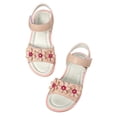 thumbnail image 3 of QHFBli Sandales pour Tout-Petites Fille - Chaussures de Demoiselle d'Honneur à Bout Ouvert Petite Enfant Ballerines d'Été Rouges 3-3,5 Ans, 3 of 8