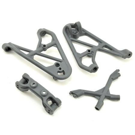 Parts Shock Tower - Losi Rock Rey Front Shock Tower & Camber Link Mount (Gray)