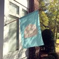 thumbnail image 2 of Carolines Treasures BB8133CHF Fluffy Angora Rabbit Blue Check Canvas House Flag, 2 of 4