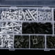thumbnail image 4 of 251pcs Kit de Tornillos de Clip de de Sportbike Sporting Moto - Plata Sunnimix Kit de perno de carenado de motocicleta, 4 of 8