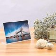 thumbnail image 5 of 12 Pcs Acrylic Sign Holder, 15.2 X 10.2 Cm L- Shaped Display Stand, Menu Holder, Clear Card Holder, Picture Frame, Photo Frame Display- 6" X 4" Z, 5 of 5