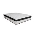 thumbnail image 1 of Flash Furniture CL-BT33PM-R12M-F-GG Full Size Spring Mattress w/ Memory Foam Padding - 12"H, White, 1 of 1