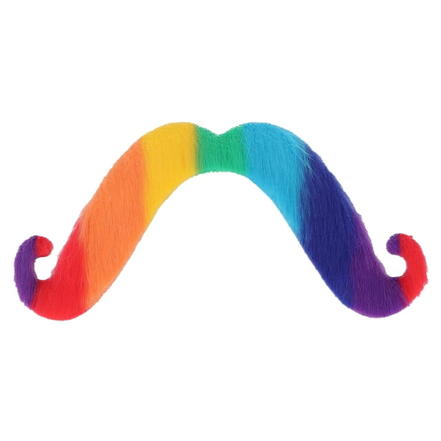 Bigotes falsos novedad disfraz de simulación colorido bigote de barba para fiesta de Halloween