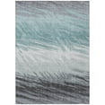 thumbnail image 2 of Addison Rugs Chantille Indoor/Outdoor Transitional Stripes Teal Machine Washable Rectangle Rug, 10' x 14', 2 of 8