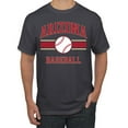 thumbnail image 1 of Wild Bobby City of Arizona Baseball Fantasy Fan Sports Men's T-Shirt, Charcoal, Large, 1 of 6