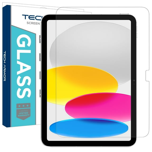 Tech Armor Ballistic Glass Screen Protector Designed for Apple iPad 10.5 Inches 2022, Tempered Glass 1 Pack
