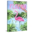 thumbnail image 3 of Florida Flamingo II Painting Print on Wrapped Canvas, 3 of 6