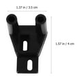 thumbnail image 3 of 2 Pcs Door Closers Kits Floor Guide Closet Doors Sliding Hardware Black, 3 of 8