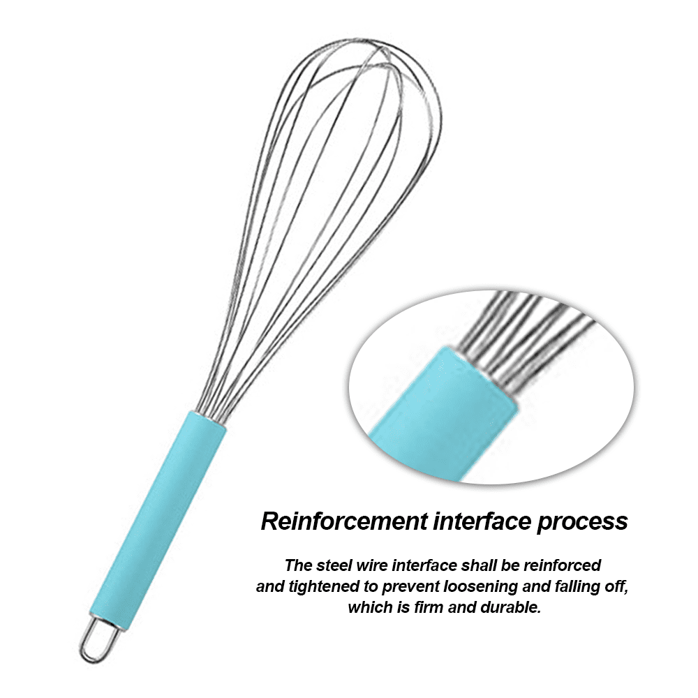 Zulay 12-Inch Stainless Steel Whisk - Balloon Wisk Kitchen Tool