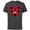 Charcoal, variant on Disney Mickey Mouse SON Holiday Family - Short Sleeve Cotton T-Shirt for Adults - Customized-Black