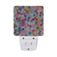 thumbnail image 5 of Yayeee LED Plug in Night Light for The Home with Auto Dusk to Dawn Light Sensors, 2 Pack, Light Colorful Circles, 5 of 6