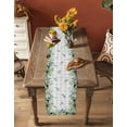 thumbnail image 4 of Eucalyptus Table Runner Sage Green Farm Plant Gray Buffalo Plaid Tablerunners 16 x 72 Inch, Table Decorations Tabletop Scarf for Summer Gathering Holiday Farmhouse Kitchen Dining Decor, 4 of 6