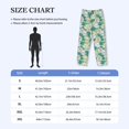 thumbnail image 4 of Gaeub Lotus Flower1 Print Mens Pajama Pants,Lounge Pants With Pockets And Drawstring-Small, 4 of 6